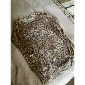 Wilfred leopard print sweater size small
